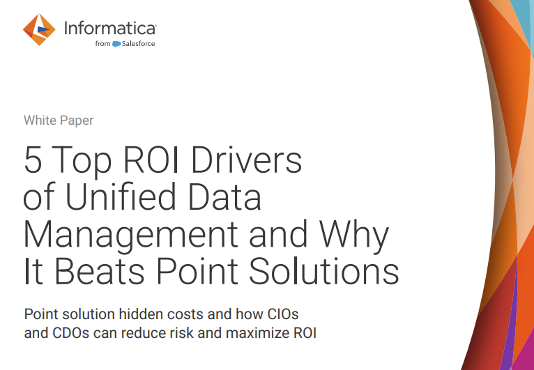 5 ways to turn point solution overhead into ROI with unified data